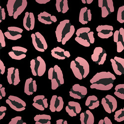 leopard print repeat pattern design vector image
