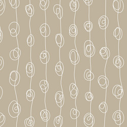 Abstract Seamless Pattern - Curls & Lines vector image