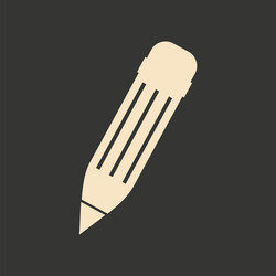 flat with shadow icon and mobile application vector image