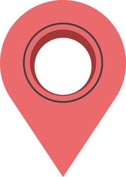 navigation location pointer vector image