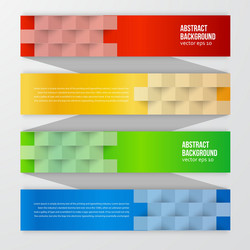 Abstract Square Color Block Background vector image