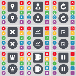 checkpoint avatar reload stop graph file survey vector image