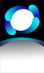 Simple full color template Royalty Free Vector Image