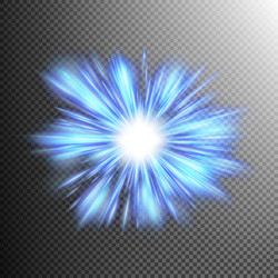 star burst with sparkles eps 10 vector