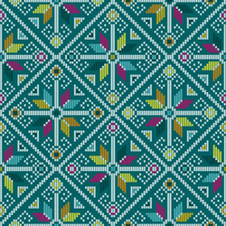 Filipino traditional yakan pattern Royalty Free Vector Image
