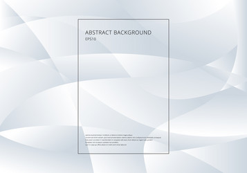 abstract white and gray gradient color curve vector image