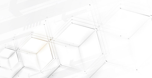 abstract structure circuit computer cube vector image