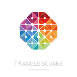 Geometric Mesh with Rhombus and Square Shapes vector image