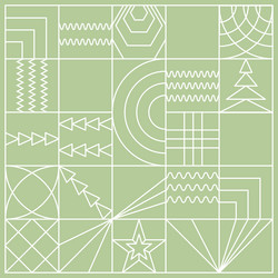 geometric pattern in a minimalist style an idea vector image