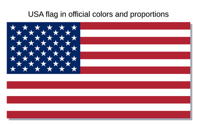 USA Flag - United States Symbol vector