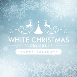 Winter Snowflake Christmas Background vector