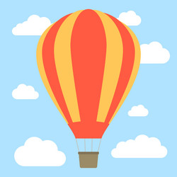 hot air balloon vector