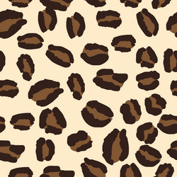 leopard print repeat pattern design vector image