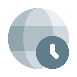 duration of web activity displayed on site vector image