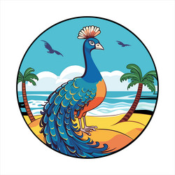 peacock vector illustration mascot design 26570895 Vector Art at