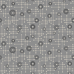 Retro Circuit Pattern - Abstract Tech vector image