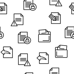 digital computer documents file seamless vector image
