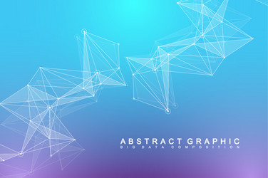 global network connection and big data vector