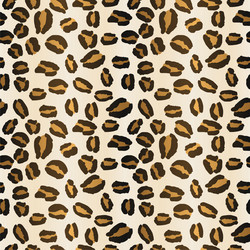 Leopard print repeat pattern design vector