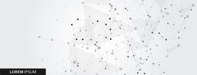 technology abstract concept connection points vector image