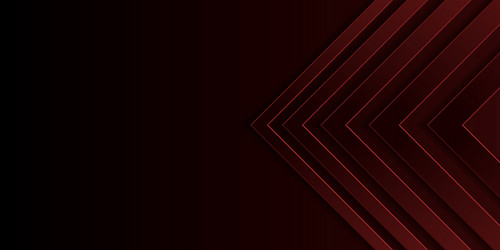 3d abstract background red right triangle frame vector image