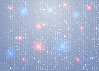 binary code background with highlight vector image