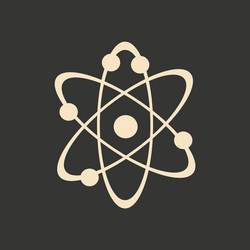 flat with shadow icon and mobile application vector image