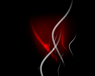 red wave in dark space dynamic energy background vector image