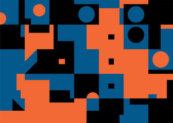 deconstructed abstract pattern design vector image