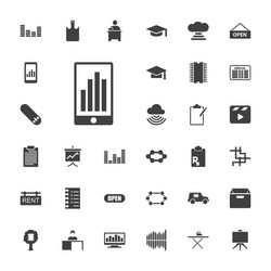 33 board icons vector