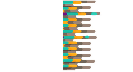abstract colorful curve background design vector image