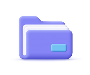 folder with files documents file management vector image