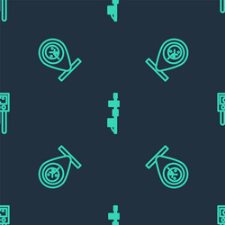 set line standalone sensor location tree vector image