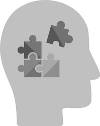 problem solving vector image