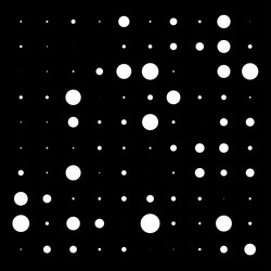 Random dots circles halftone pattern stipple vector