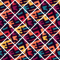 abstract color pattern in graffiti style quality vector image