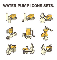 water pump icon vector