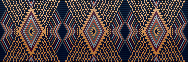 abstract seamless pattern stylized as artificial vector image
