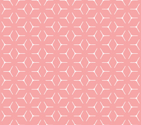 Geometric cubic grid seamless pattern vector