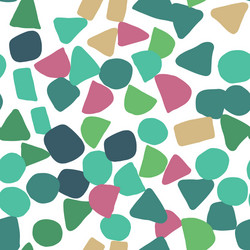 abstract colored shapes seamless pattern simple vector image