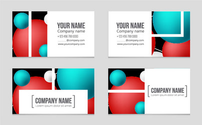 abstract layout background set for art vector image