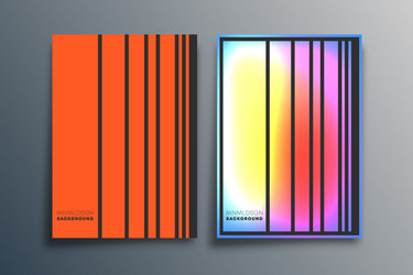 gradient minimal line design for background vector image