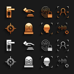 Set motion sensor face recognition rejection vector