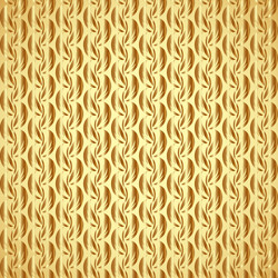 Abstract gold leaf seamless pattern with ethnic vector