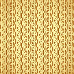 Abstract gold leaf seamless pattern with ethnic vector