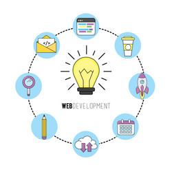 set software code data pragramming vector image