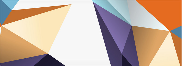 3d mosaic abstract backgrounds low poly shape vector image