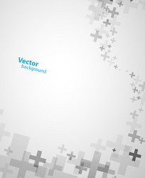 abstract background created with plus sign vector image