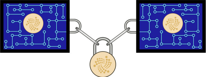 Block chain technology of iota with secure lock vector