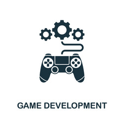 game development icon simple creative element vector image